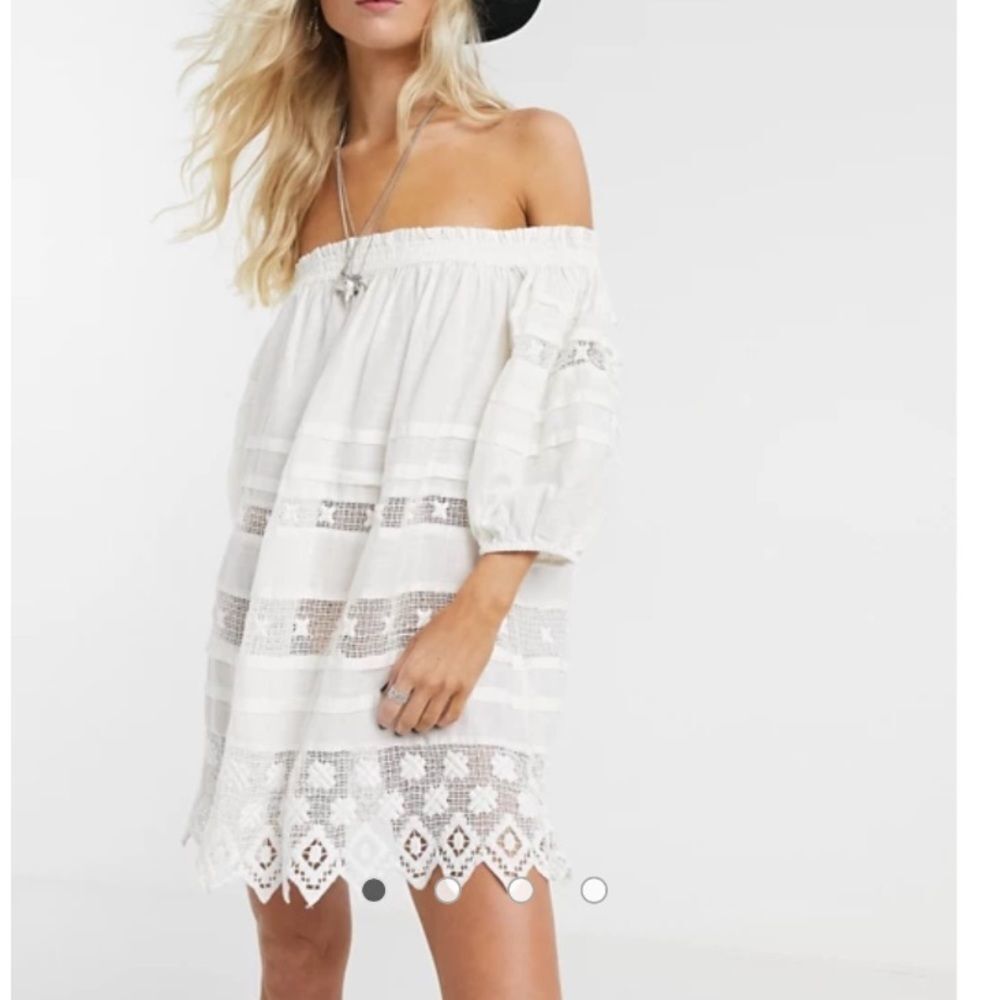NWT Free People Sounds Of Summer Tunic Mini Dress